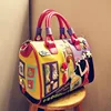 Super quality Women Handbag Shoulder boston Bag tote Italian Leather Bags Sac A Main Borse Candy Color Luxury Handbags ► Photo 2/5