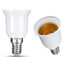 2 шт./лот E14 к E27 светильник адаптер лампа база держатель светильник ing Цоколи лампы удлинитель конвертер держатель Гнездо База