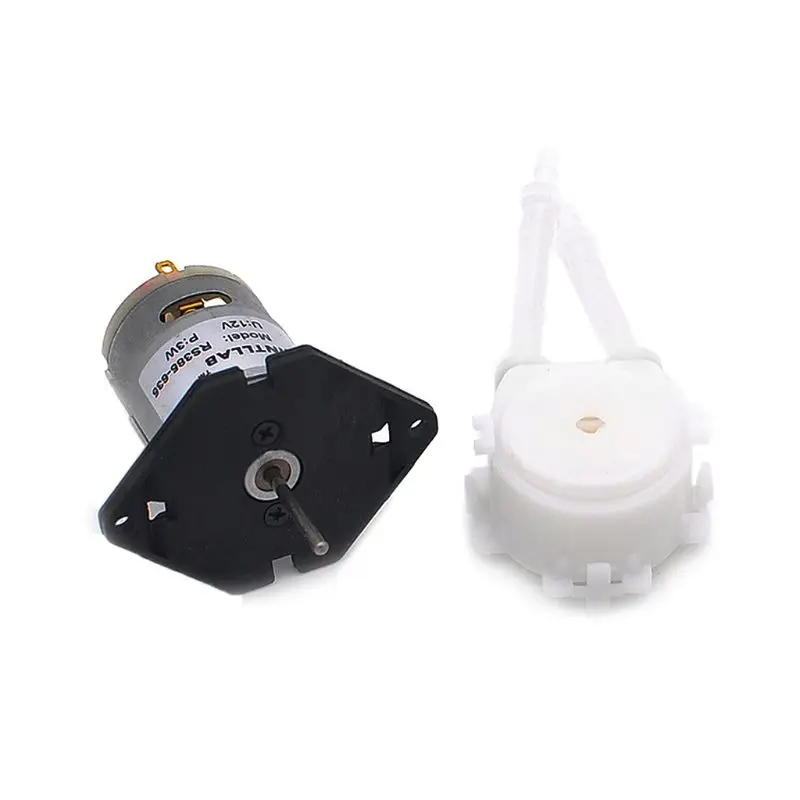 12V DC Peristaltic Pump Micro Self Priming Mute DIY Liquid Water Lab Dosing Aquarium Lab Analytical Industry Household