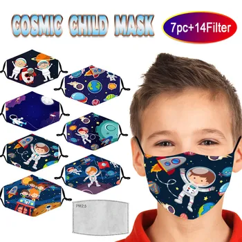 

New Style Children's Astronaut Cotton Masks, Multi-style Children's Wind mask Cloth Mouth Mask Reuseable Mouth Cover mondmaskers