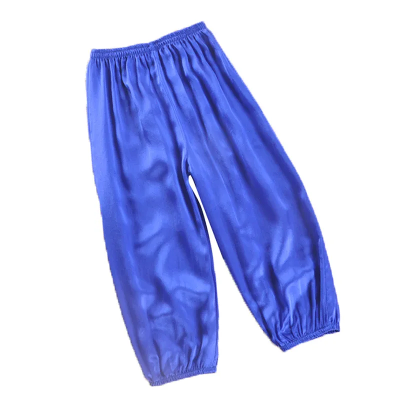 Натуральный шелк, шелк тутового шелкопряда, маленькие противомоскитные штаны для детей, разные цвета