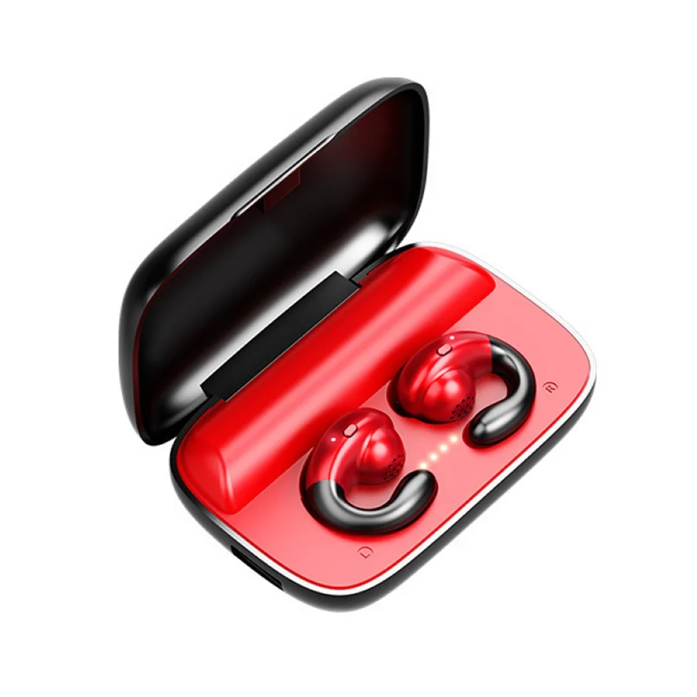 newest S19 Super Mini Bone Conduction TWS Plus Bluetooth 5 0 Handsfree Wireless Earphones Sport Earbuds For xiaomi huawei iphone