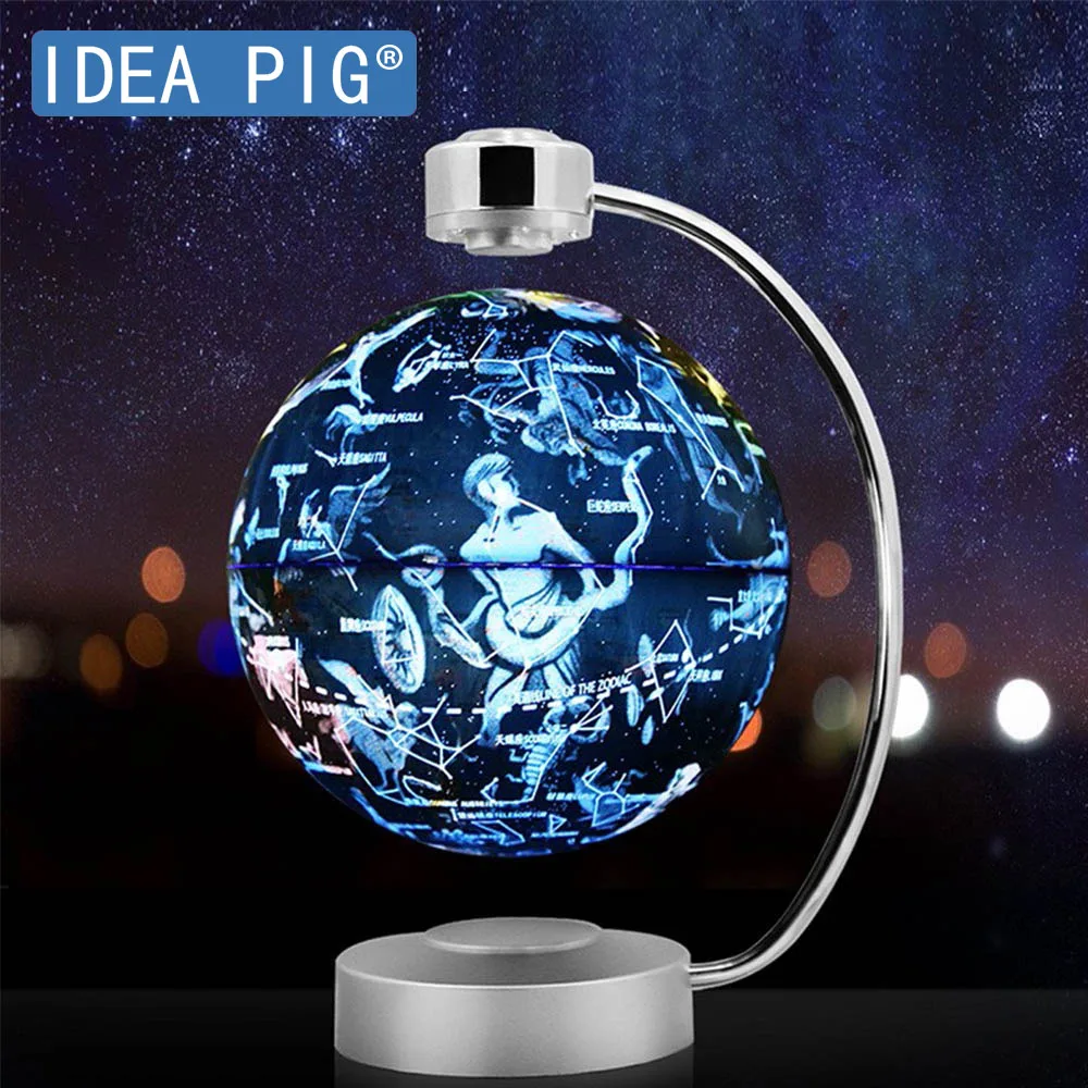 

88 Constellations Magnetic Levitation Geography Globe with Night Light Floating World Map with LED Light Children Learning Toys
