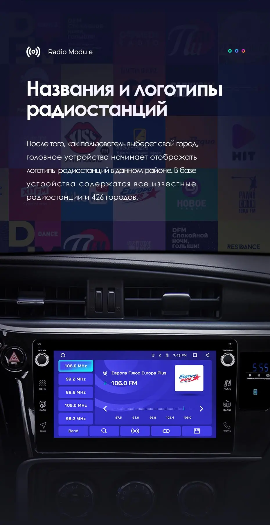TEYES CC2 Штатная магнитола для Тойота Королла Toyota Corolla Android 8.1, до 8-ЯДЕР, до 4+ 64ГБ 32EQ+ DSP 2DIN автомагнитола 2 DIN DVD GPS мультимедиа автомобиля головное устройство