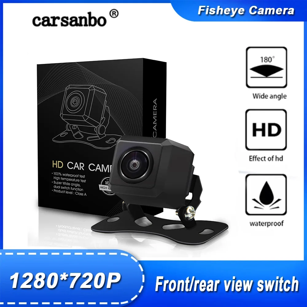 180 Degree Rearview camera 720P HD Reversing Camera Waterproof Car Rear View camera High quality Fish eye Front View Camera