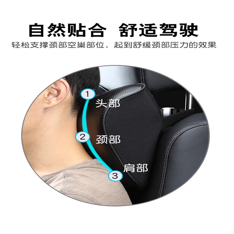1 set Real Leather Breathable Lumbar Support for Office Chair Car Seat Back Support Pillow Memory Foam High Quality Men Business