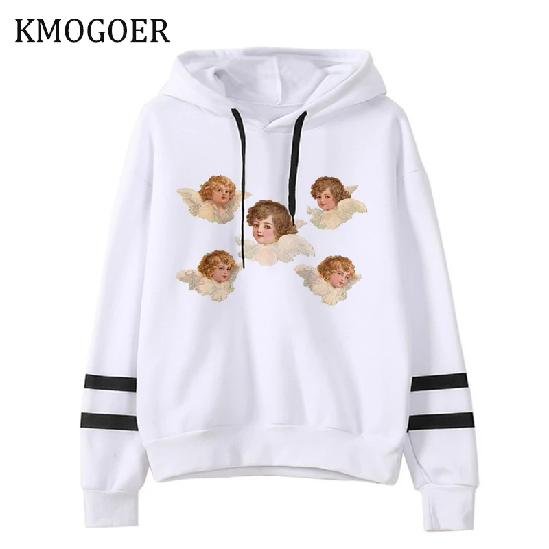 Женский свитшот с капюшоном Повседневный пуловер в Корейском стиле забавными