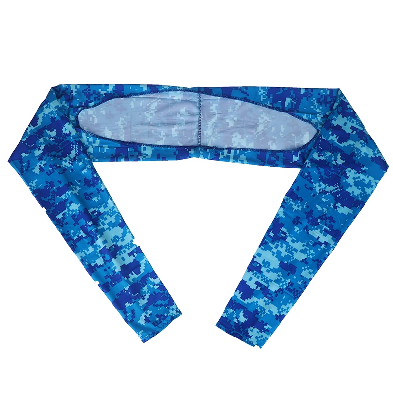 Camouflage Blue Рукав для защиты от солнца, теплые перчатки для рук с камуфляжным принтом, длинные перчатки для гольфа, велоспорта - Цвет: Camouflage Blue