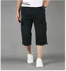 Summer Men's Casual Cotton Cargo Shorts Overalls Long Length Multi Pocket Hot breeches Military Capri Pants Male Tactical Short ► Photo 2/6