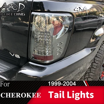 

Tail Lamp For Car Jeep Grand Cherokee 1999-2004 SRT LED Tail Lights Fog Lights Daytime Running Lights DRL Tuning Cars Accessory