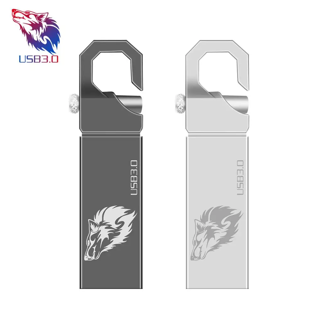 Металлический USB флеш накопитель с реальной емкостью 3 0 128 ГБ 64 32 16 8 4 Гб|USB