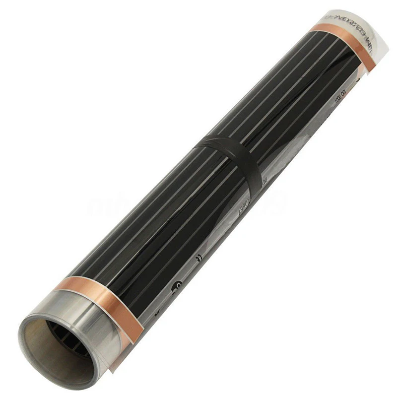 

Infrared Carbon Underfloor Heating Film For Laminate Solid Floor Low Electrical Warm Foil Mat 220W Floor Heating Systems Parts