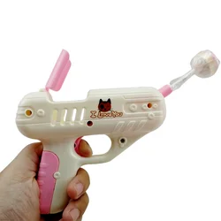 Doces lollipop arma brinquedos doces para namoradas brinquedo novidade açúcar caixa de armazenamento para crianças adulto eu te amo engraçado surpresa presente