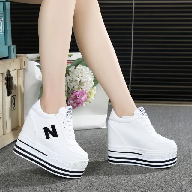 high platform trainers womens
