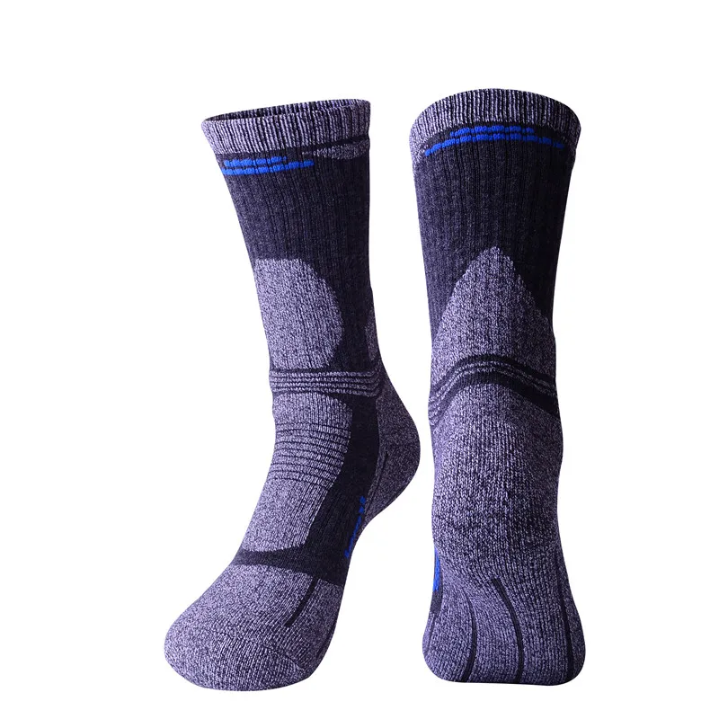 Winter Men Women Cotton Thermal Knee-High Warm Hiking Socks Thicker Sports Skiing Trekking Thermosocks