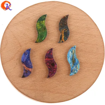 

Cordial Design 11x28MM 100Pcs Jewelry Accessories/Charms/S Shape/Marble Effect/Hand Made/DIY Jewelry Making/Earring Findings