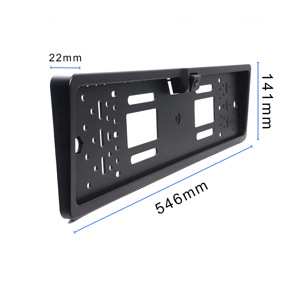 Европейская 180 ° HD Автомобильная камера номерной знак рамка заднего вида камера ночного видения обратный резервный парковочный камера заднего вида