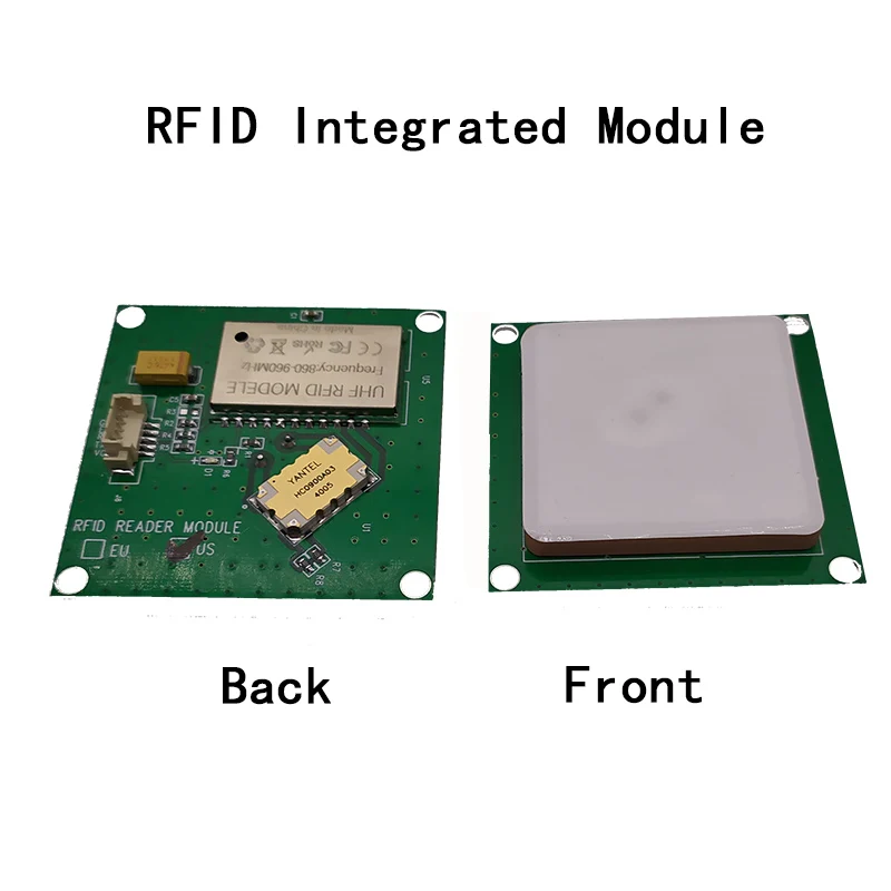 Идентификационный размер 50*50 мм UHF RFID 868 МГц Встроенная 3dBi двойная Подающая
