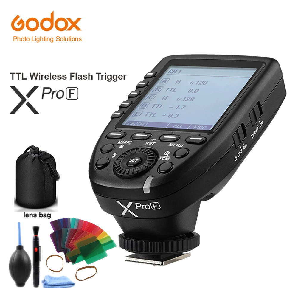 Godox электронных сигарет Современная замена Xpro F HSS ttl Беспроводной вспышка