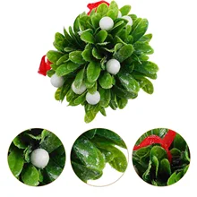 

1pc Hanging Flower Simulation Plant Wall Decor Party Layout Prop (Random Ribbon Color)