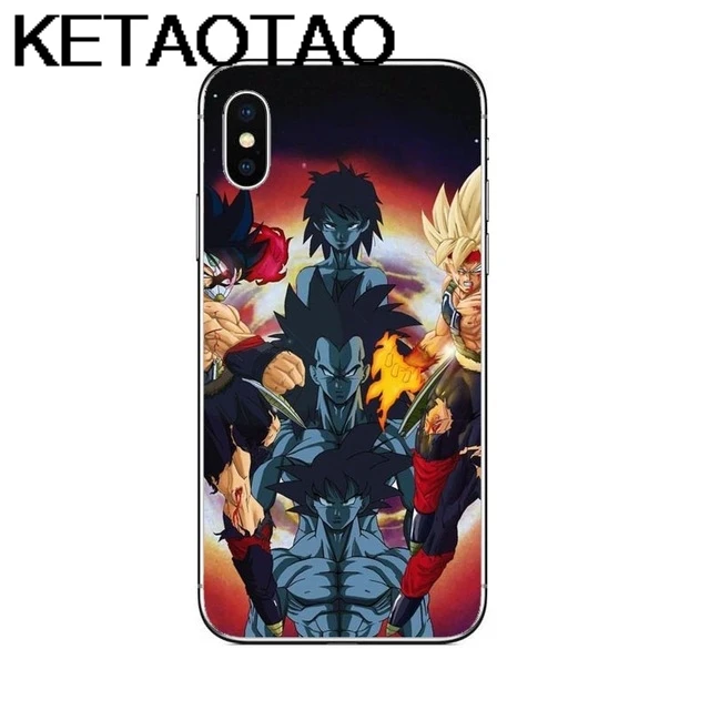 KETAOTAO Comics Dragon Ball Saiyan Goku Vegetto Gohan чехол для телефона s для iPhone 6 XR XS Max чехол кристально чистый мягкий TPU чехол s - Цвет: Золотой