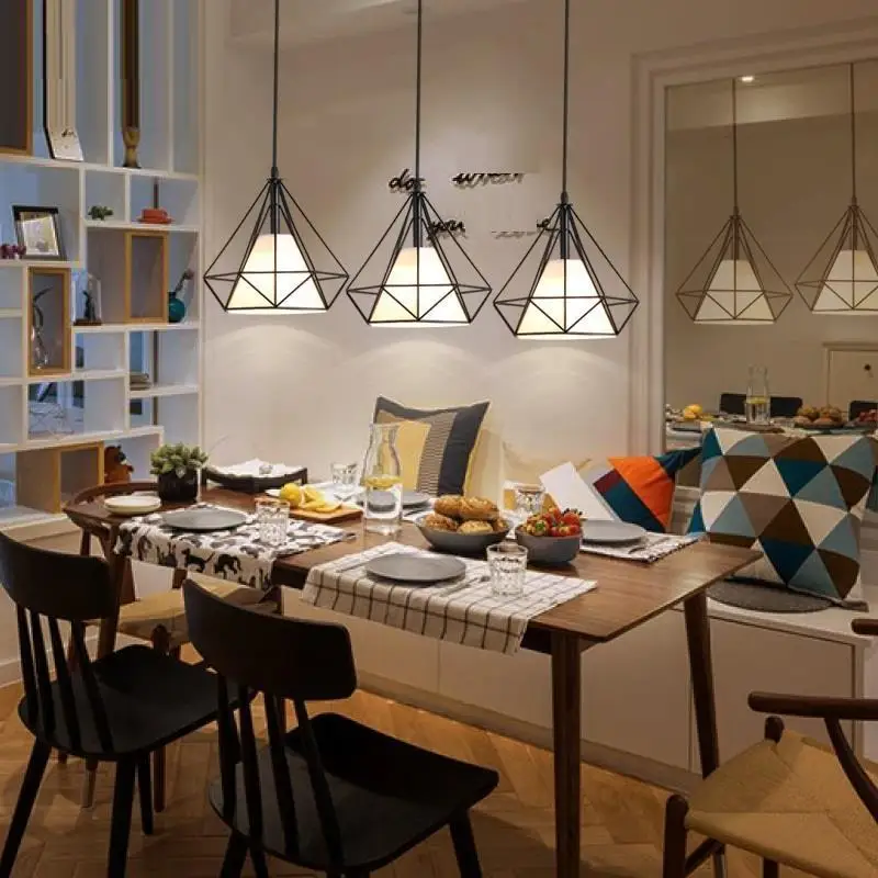 Sala обеденный стол Nordic Lampadari Moderni A Sospensione освещение светильник Suspendu Lampen современный Лофт Luminaria подвесной