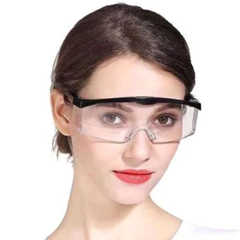 

Anti-spitting Goggles Transparent Adjustable Anti-splash Anti-sand Protective Glasses TK-ing
