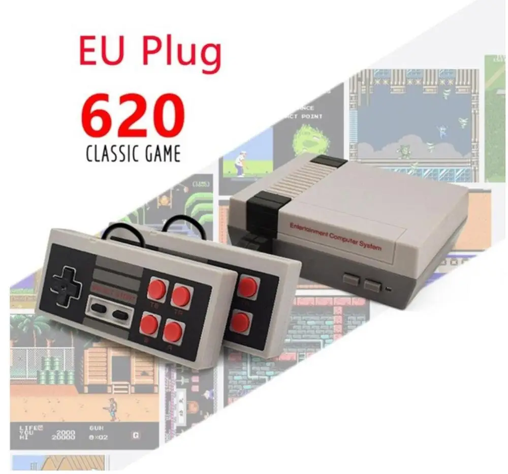 Встроенный 500/620 игр Мини ТВ игровая консоль 8 бит Ретро Классическая портативная игровая консоль AV выход видео игровая консоль игрушки подарки