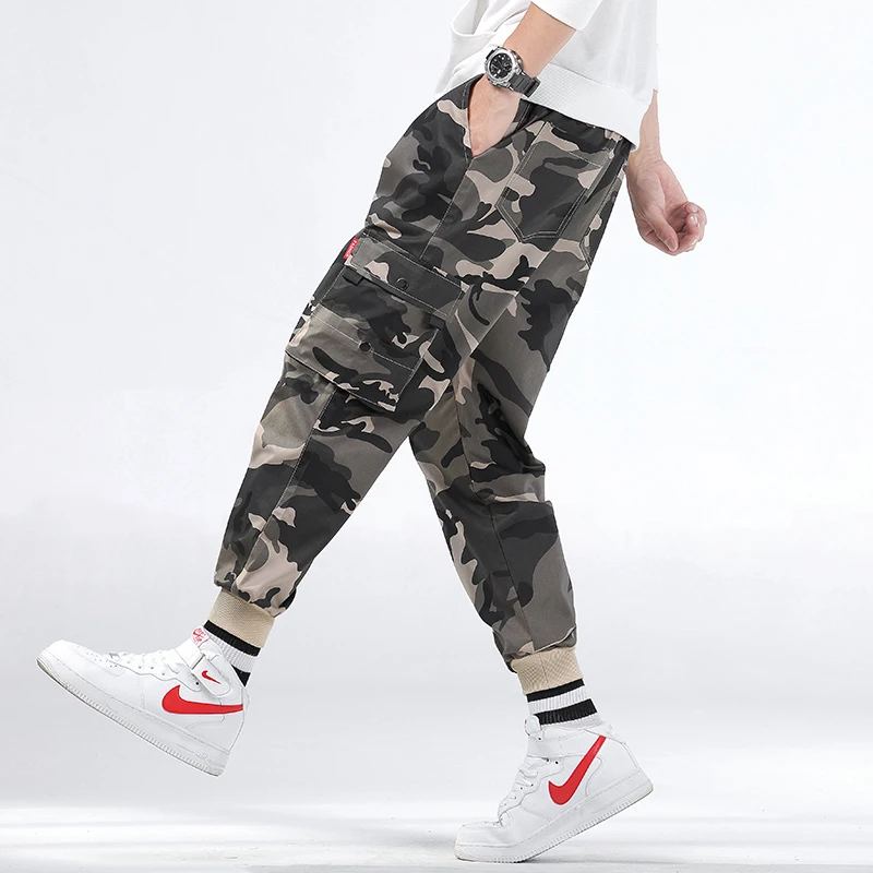 Men Cargo Pants Military Casual M-8XL