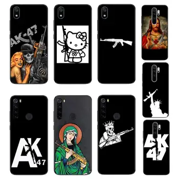 Maiyaca AK47 Gun Telefoon Case Voor Xiaomi Redmi 4X 5A 6A 6 7 8 9 5Plus Note5 5A 8Pro 8T