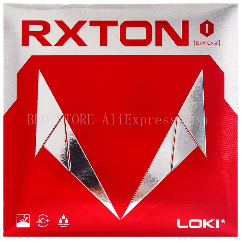 1pcs LOKI RXTON 1 Table Tennis Rubber Semi-sticky Fast Attack Original WANG HAO LOKI Ping Pong Sponge loki rxton table tennis rubber ittf approved red pimples in hard sticky ping pong rubber sponge for fast attack loop control