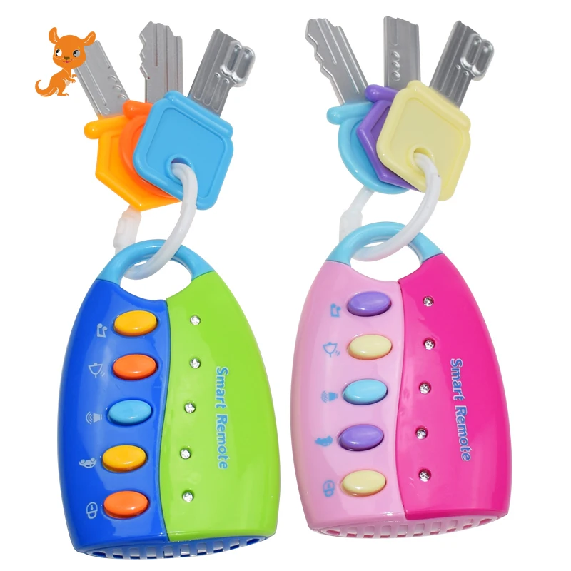 

Funny Baby Toy Musical Car Key Vocal Smart Remote Car Voices Pretend Play Educational Toys For Children Baby Music Toys