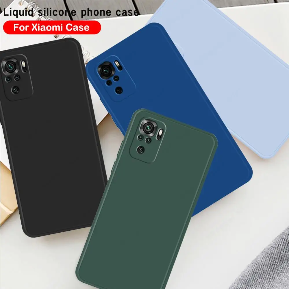 Pure Red Green Phone Case For Xiaomi Poco X3 NFC F3 Anti-knock Cover Thin Silicone Protective Soft | Мобильные телефоны и