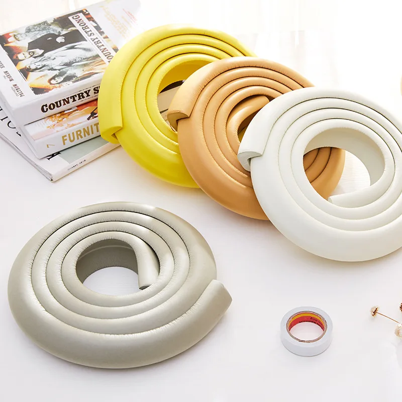 

Baby Safe Supplies Kindergarten Children Crash Bar at the Table Protective Strip Thick Article Protective Equipment 2 M with Glu