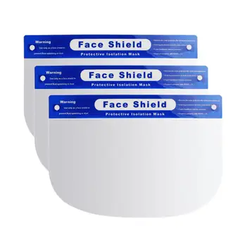 

Protective Face Shield Adjustable Clear Mask Anti-Fog Full Protection Transparent Hat Face Shield