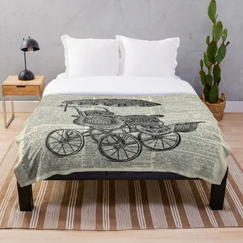 

Drop Shipping Printed Throw Blanket Sherpa Fleece Soft Blanket Flannel Rug Home Decoration For Bed French Hot Air Balloon Vintag