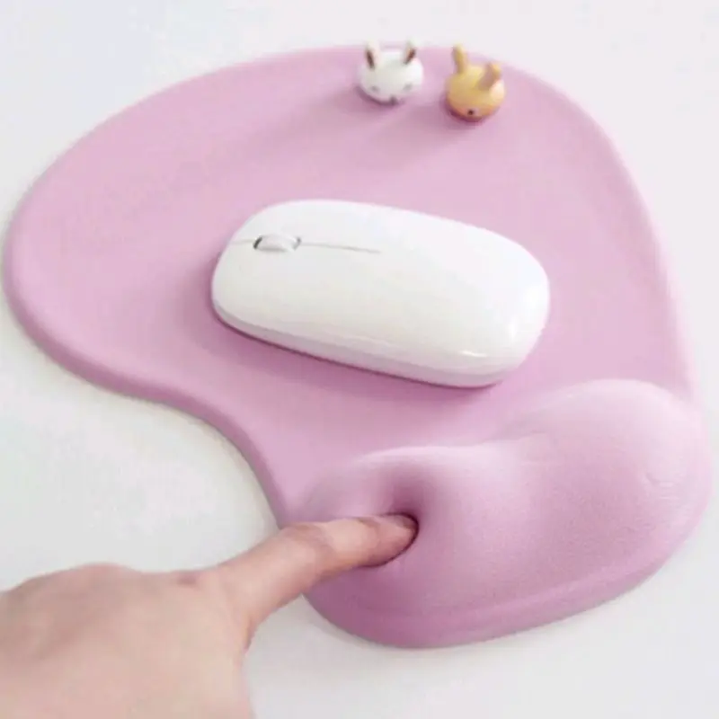 

Office Mousepad with Gel Wrist Support Ergonomic Gaming Desktop Mouse Pad Wrist Rest