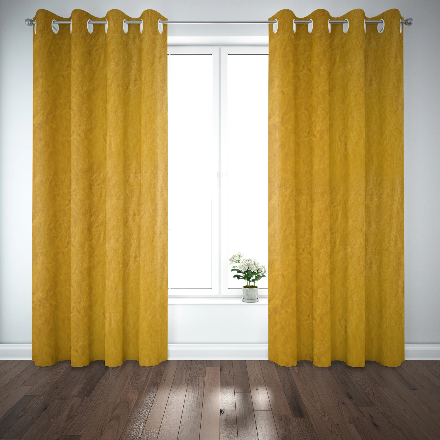 

Pure France Linen Half Blackout Curtains for Bedroom, Grommet, Thermal Insulated Room, Black Curtains for Living Room