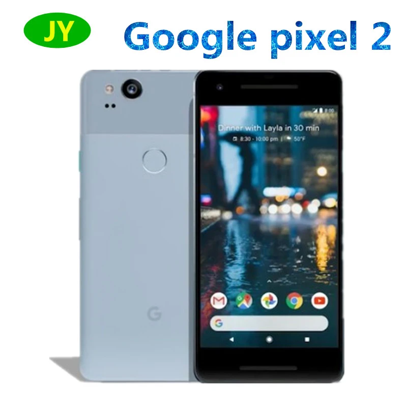 Original EU Version Google Pixel 2 128GB Smartphone Snapdragon 835 Octa Core 4GB 64GB Fingerprint 4G LTE Mobile phone second hand iphone