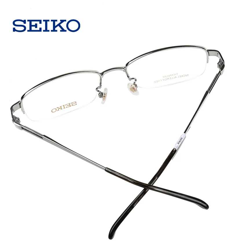 SEIKO Легкие титановые очки мужские, очки без линз титановые очки оправы для мужчин,оправа для очков для мужчин HC1027