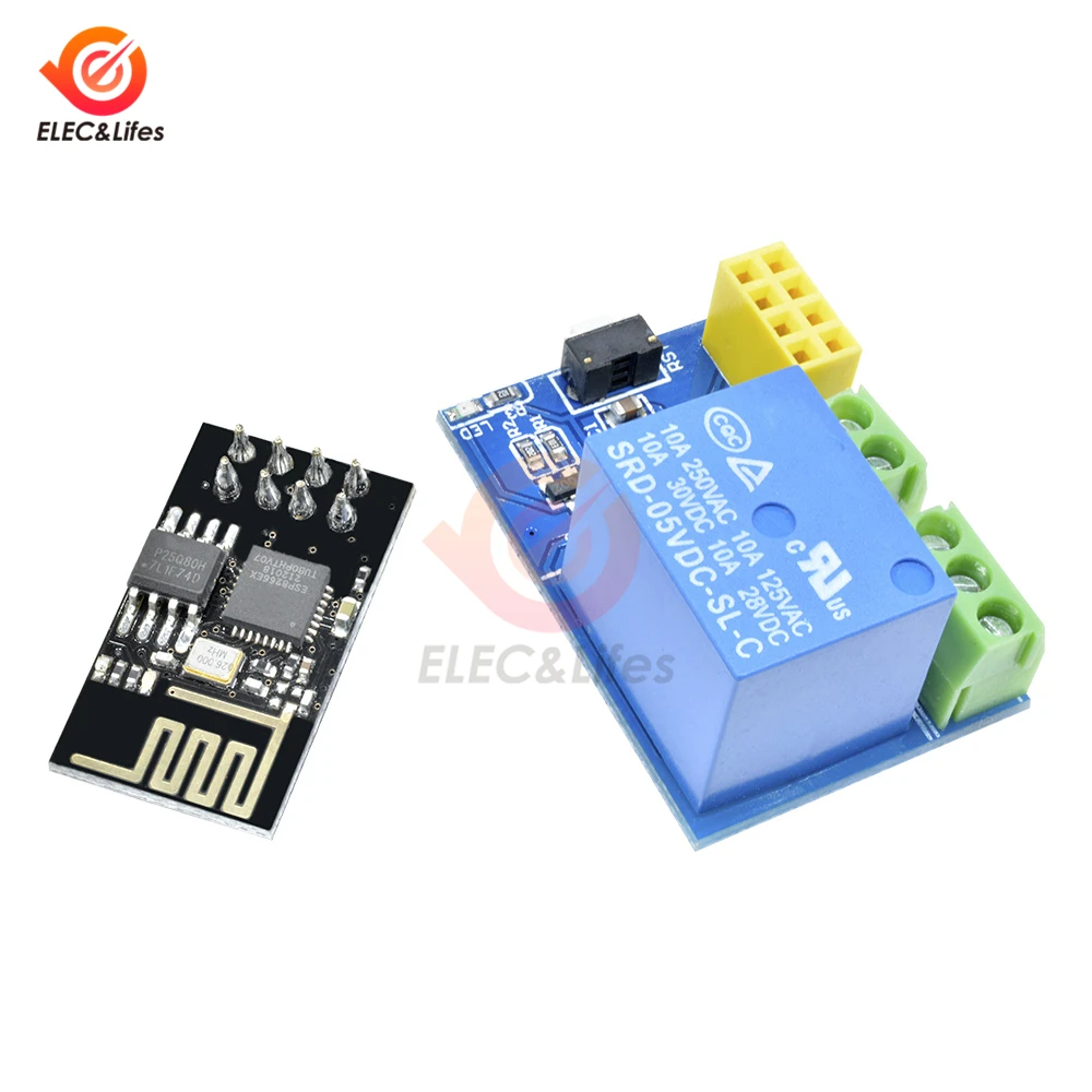 ESP8266 ESP01 ESP-01S 5 В релейный модуль Wi-Fi Умный дом дистанционное управление переключатель для ардуино телефон приложение ESP01S Беспроводной Wi-Fi модуль