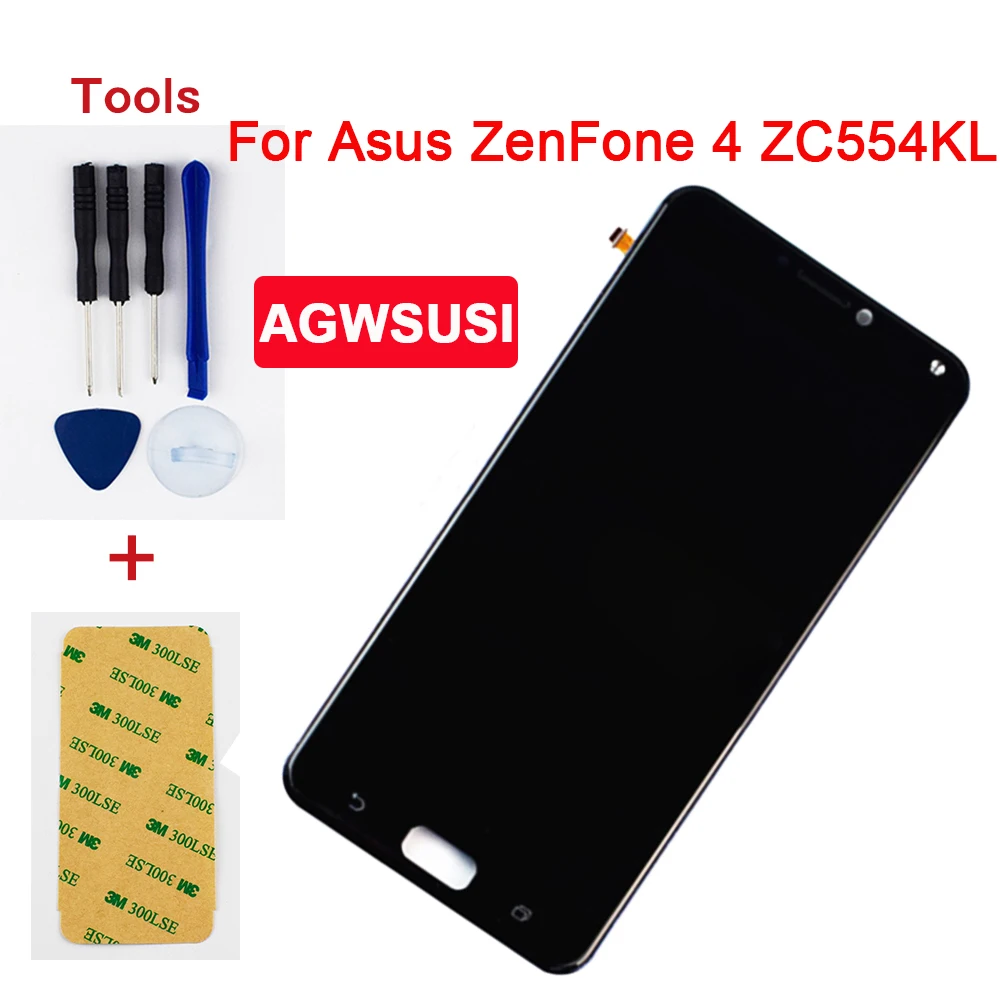 Для Asus ZenFone 4 Max 5 ZC554KL X00IS X00ID полный сенсор стекло сенсорный экран дигитайзер +