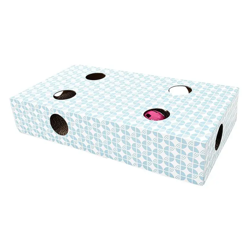 Кошка гофрированная игрушка из бумаги Pet Pule шары игрушки для кошки Pet развивающие Интеллект игрушка набор игрушек для кошек Q1 - Цвет: Светло-зеленый