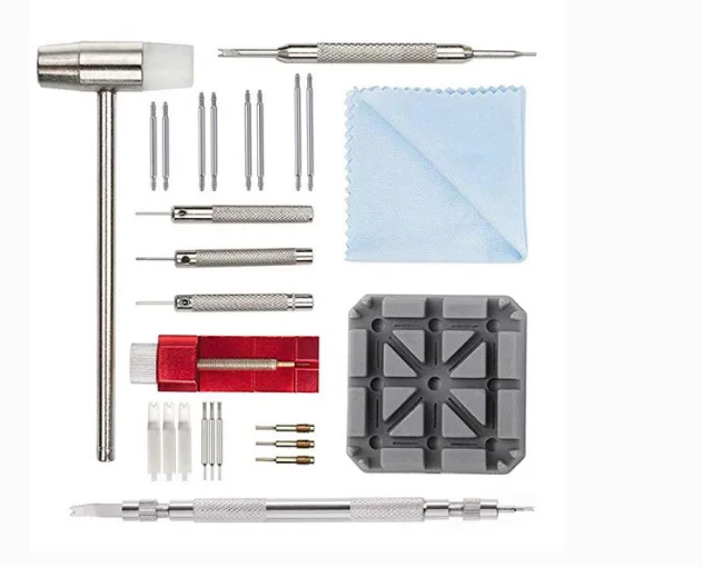 

Clock Tool 20 Pieces Set Split Watch Strap-Replacement Head Leather Belt Easy to Use Disassembler