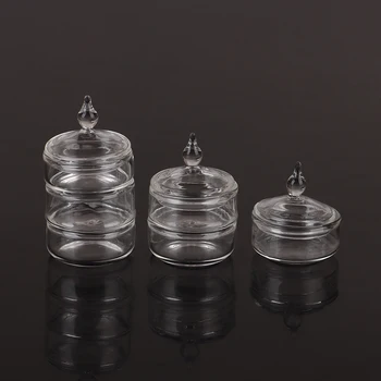 

Mini Candy Jar Simulation Food Dessert Can Model Toys 1/12 Dollhouse Miniature Accessories for Doll House Decoration