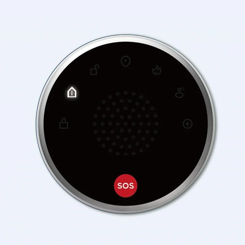 WiFi DIY Wireless Home Security Alarm System with LED Backlight SOS Smart Phone APP Amazon Alexa Google Home Voice Control