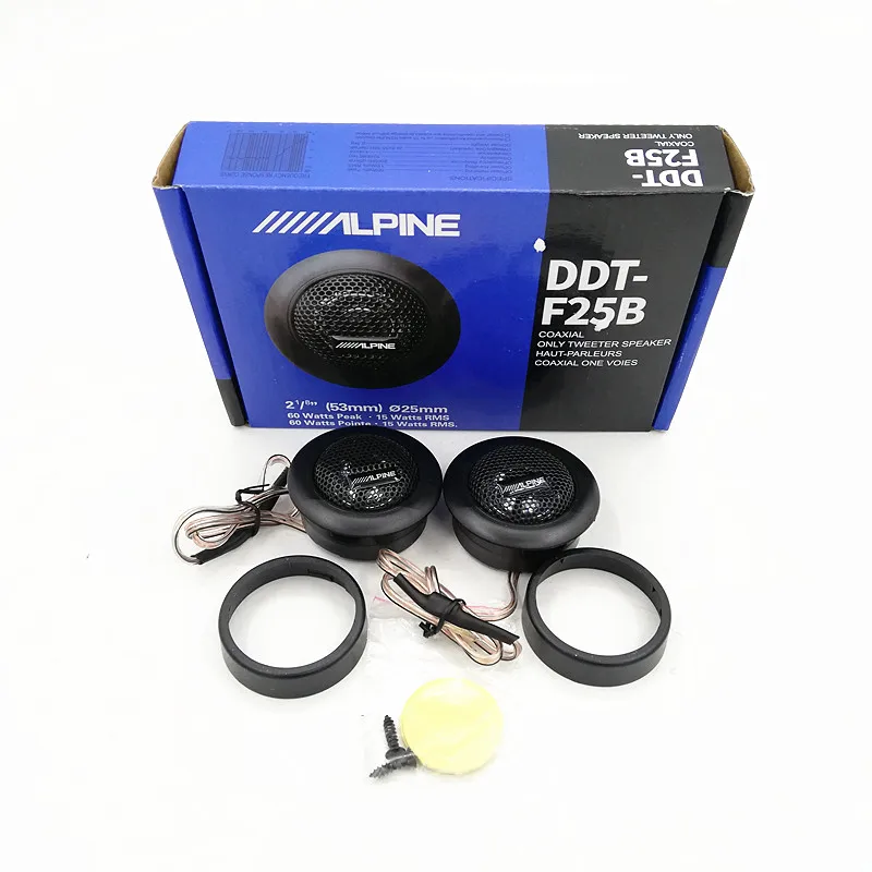 2pcs/set High Quality 2.5 Inch Car Speaker Dome Tweeter Vehicle Auto Music Stereo Modified Loud Speakers DDT-F25B