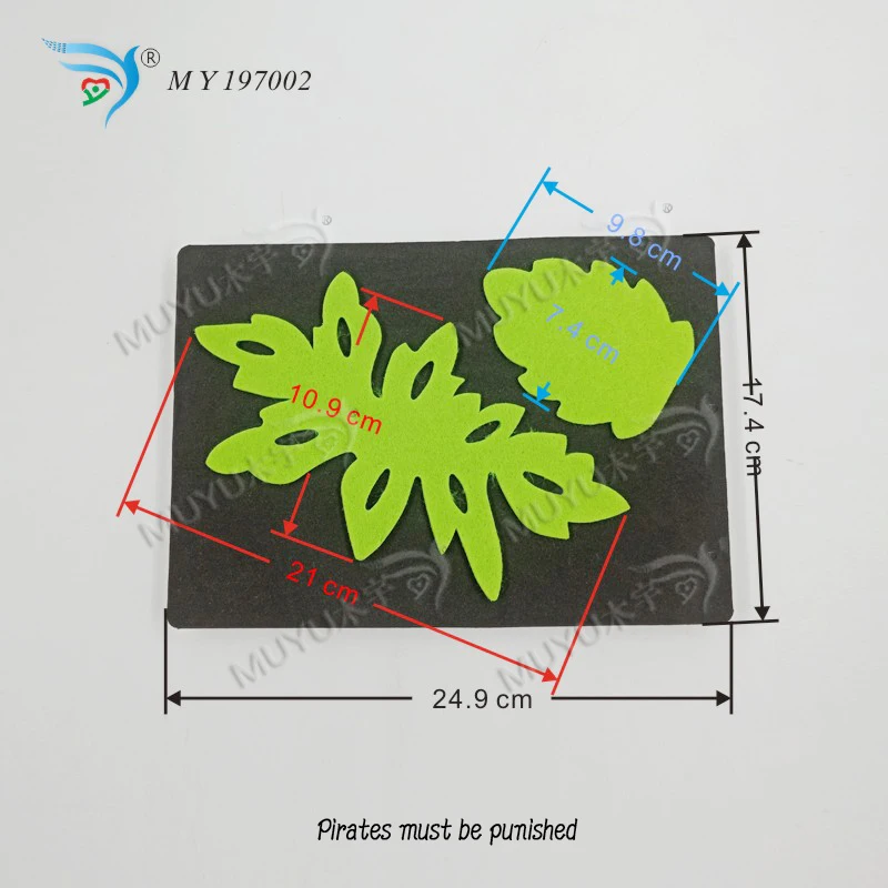 Leaf my197002 muyu cutting die- new wooden mould cutting dies for scrapbooking Thickness-15.8mm