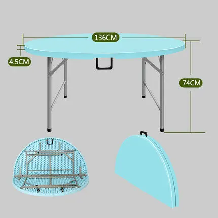 garden furniture	 HQ FO01 Folding Round Table Portable Outdoor Picnic Table Handy Dining Table NEW HDPE Material 1.2-1.35 Meters for 6-10 Persons Outdoor Furniture Outdoor Furniture