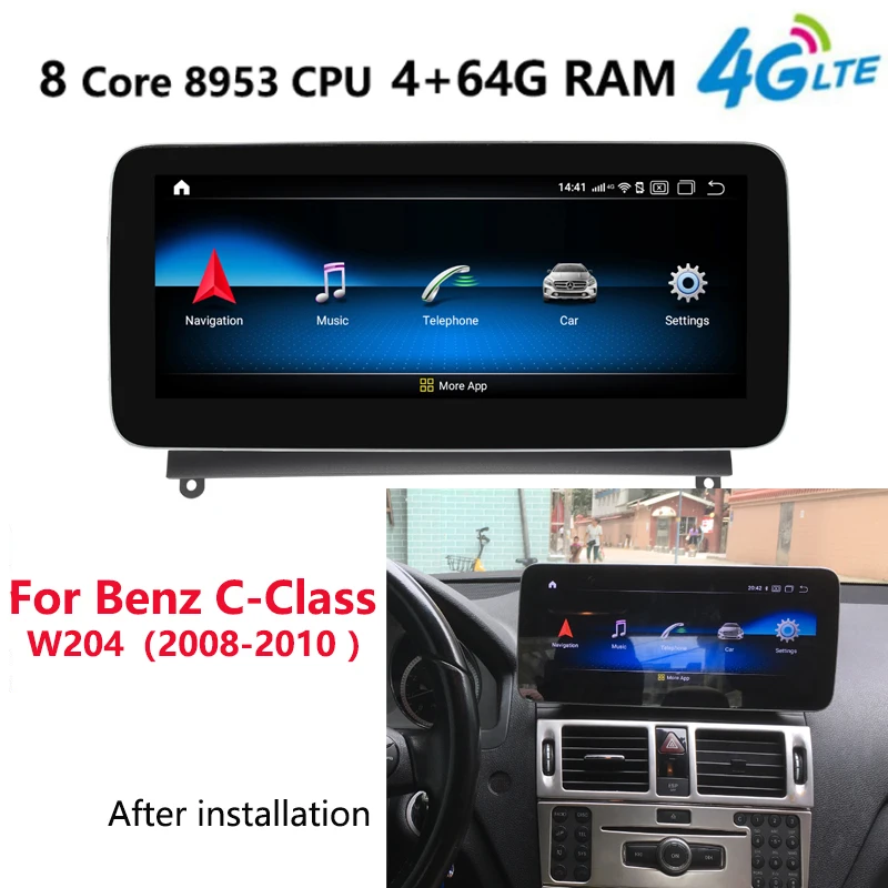 4G LTE 4 + 64G Android 10 0 Автомобильный мультимедийный плеер радио GPS навигация для Mercedes Benz
